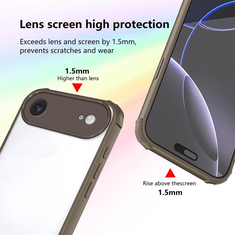 For iPhone Air Four Corners Shield Shockproof TPU Hybrid PC Phone Case