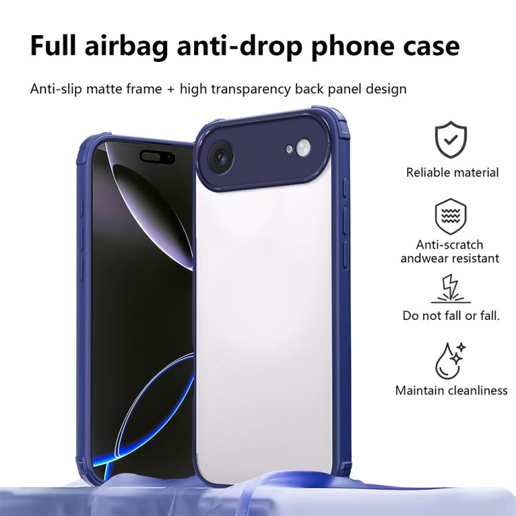 For iPhone Air Four Corners Shield Shockproof TPU Hybrid PC Phone Case