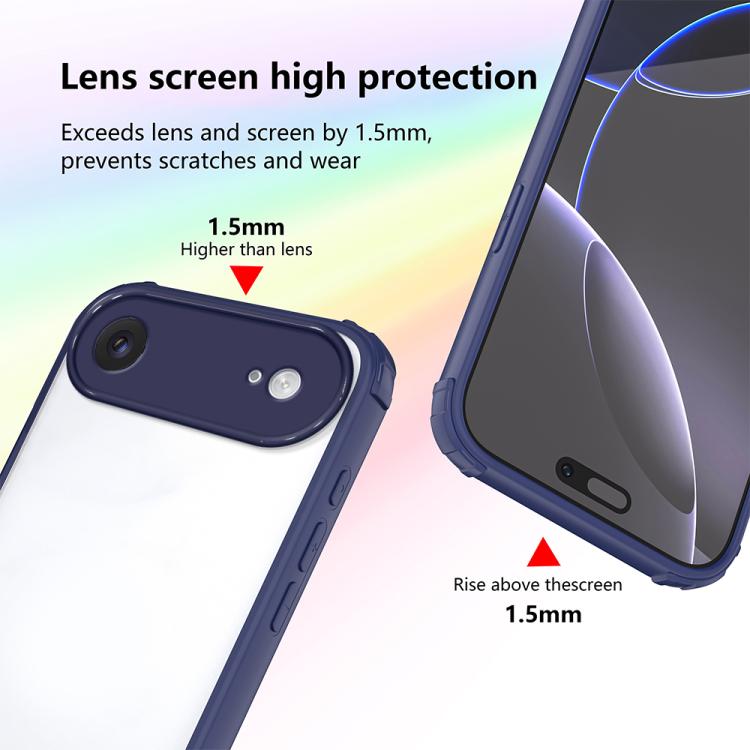 For iPhone Air Four Corners Shield Shockproof TPU Hybrid PC Phone Case