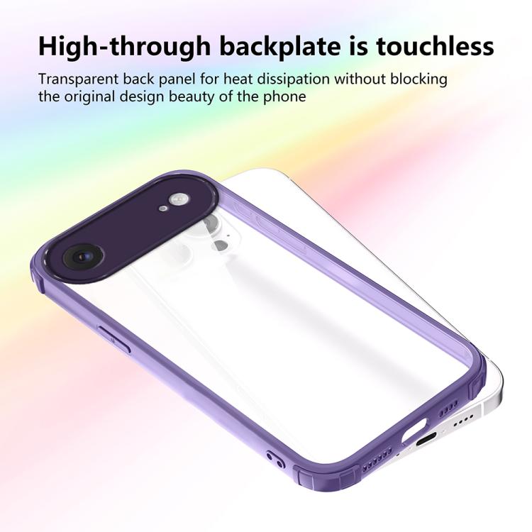 For iPhone Air Four Corners Shield Shockproof TPU Hybrid PC Phone Case