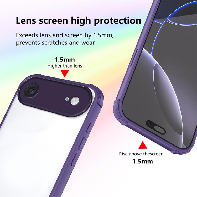 For iPhone Air Four Corners Shield Shockproof TPU Hybrid PC Phone Case