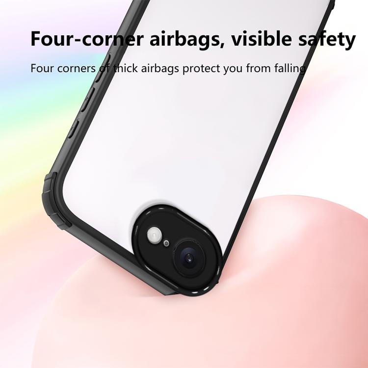 For iPhone 17e / 16e Four Corners Shield Shockproof TPU Hybrid PC Phone Case