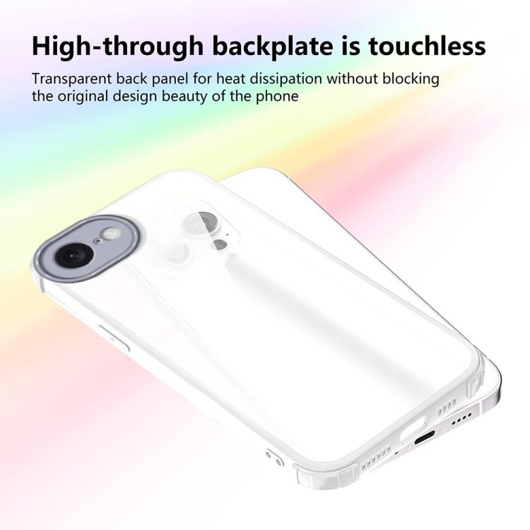 For iPhone 17e / 16e Four Corners Shield Shockproof TPU Hybrid PC Phone Case