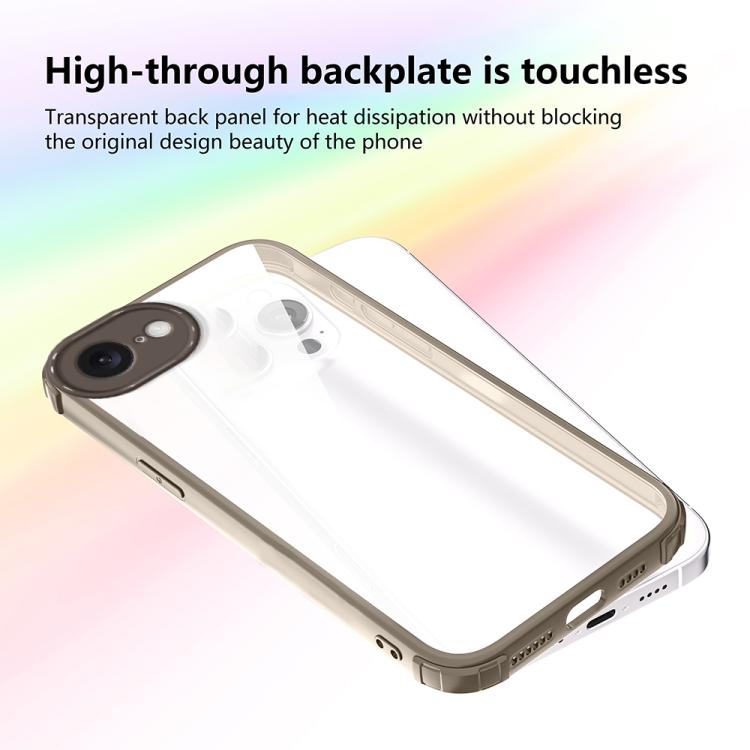For iPhone 17e / 16e Four Corners Shield Shockproof TPU Hybrid PC Phone Case
