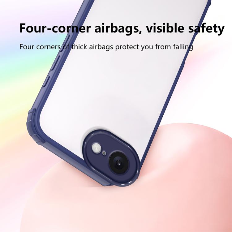 For iPhone 17e / 16e Four Corners Shield Shockproof TPU Hybrid PC Phone Case