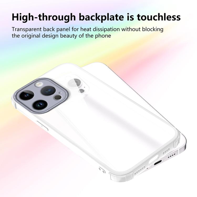 For iPhone 14 Pro Max Four Corners Shield Shockproof TPU Hybrid PC Phone Case