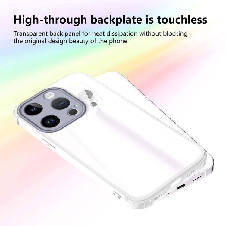 For iPhone 14 Pro Four Corners Shield Shockproof TPU Hybrid PC Phone Case