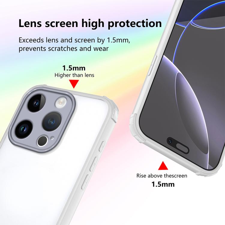 For iPhone 14 Pro Four Corners Shield Shockproof TPU Hybrid PC Phone Case