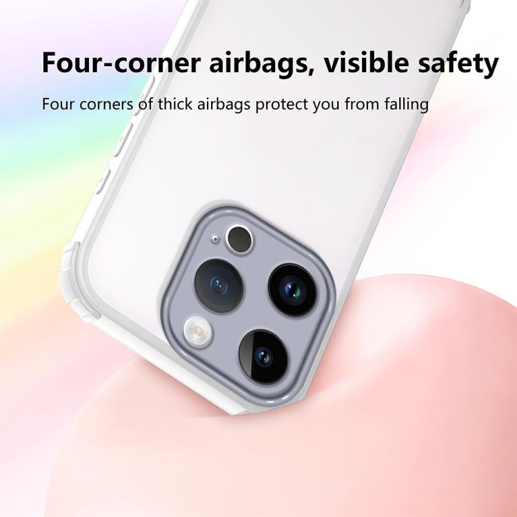 For iPhone 14 Pro Four Corners Shield Shockproof TPU Hybrid PC Phone Case