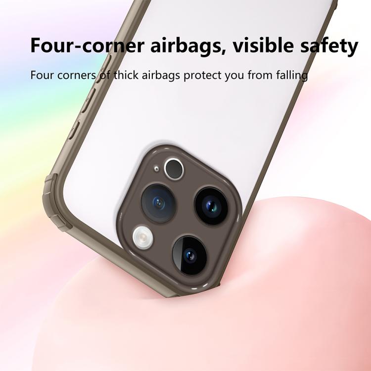 For iPhone 14 Pro Four Corners Shield Shockproof TPU Hybrid PC Phone Case