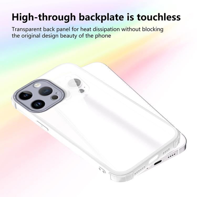 For iPhone 13 Pro Max Four Corners Shield Shockproof TPU Hybrid PC Phone Case