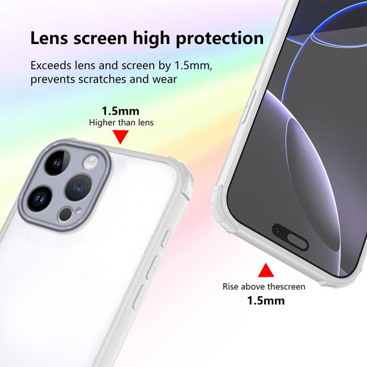 For iPhone 13 Pro Max Four Corners Shield Shockproof TPU Hybrid PC Phone Case