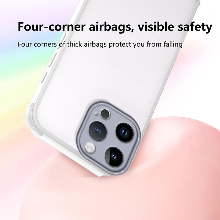 For iPhone 13 Pro Max Four Corners Shield Shockproof TPU Hybrid PC Phone Case