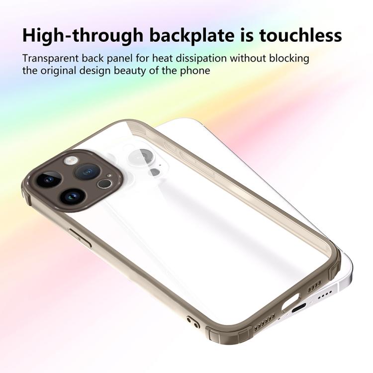 For iPhone 13 Pro Max Four Corners Shield Shockproof TPU Hybrid PC Phone Case