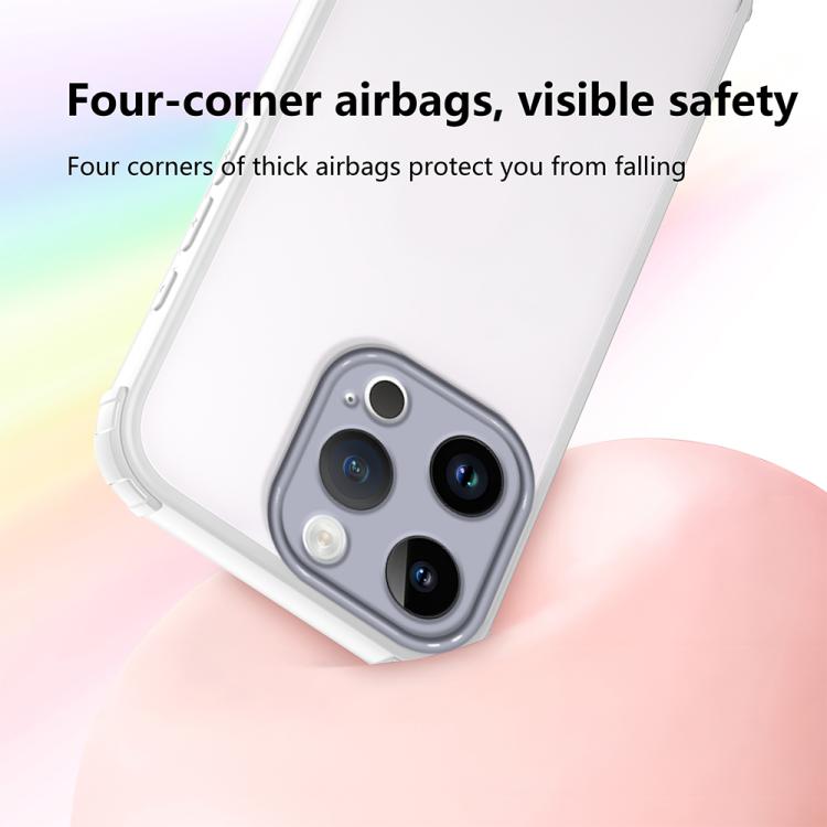 For iPhone 13 Pro Four Corners Shield Shockproof TPU Hybrid PC Phone Case