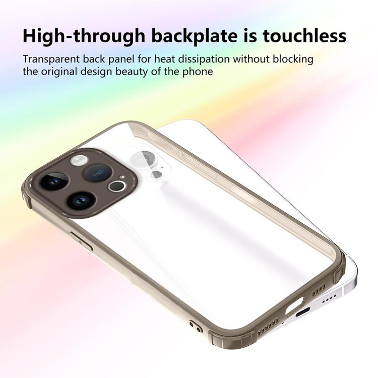 For iPhone 13 Pro Four Corners Shield Shockproof TPU Hybrid PC Phone Case