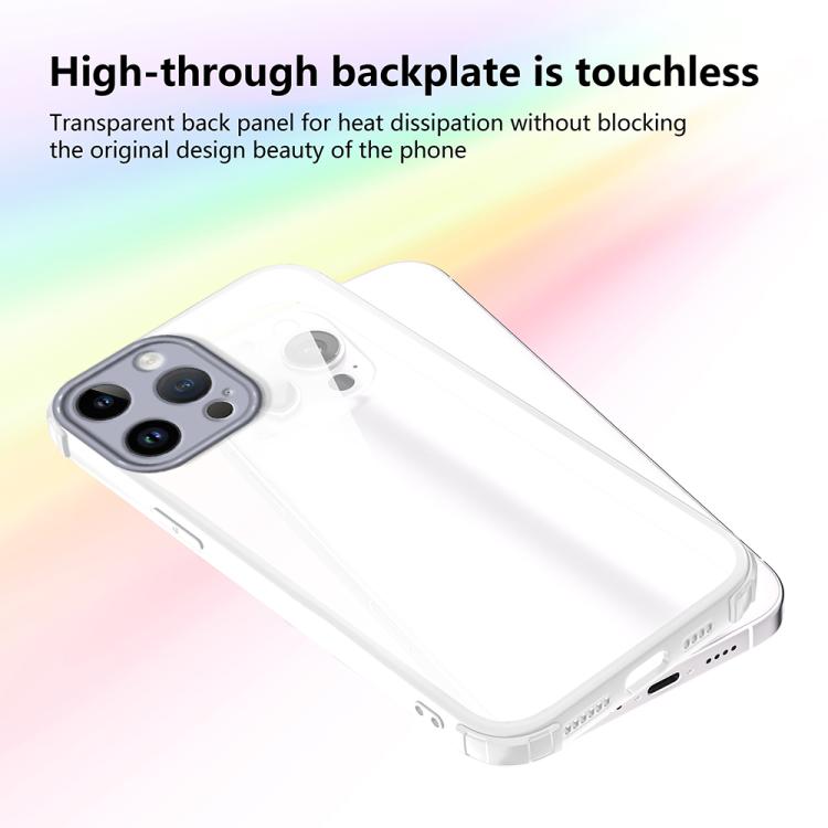 For iPhone 12 Pro Max Four Corners Shield Shockproof TPU Hybrid PC Phone Case