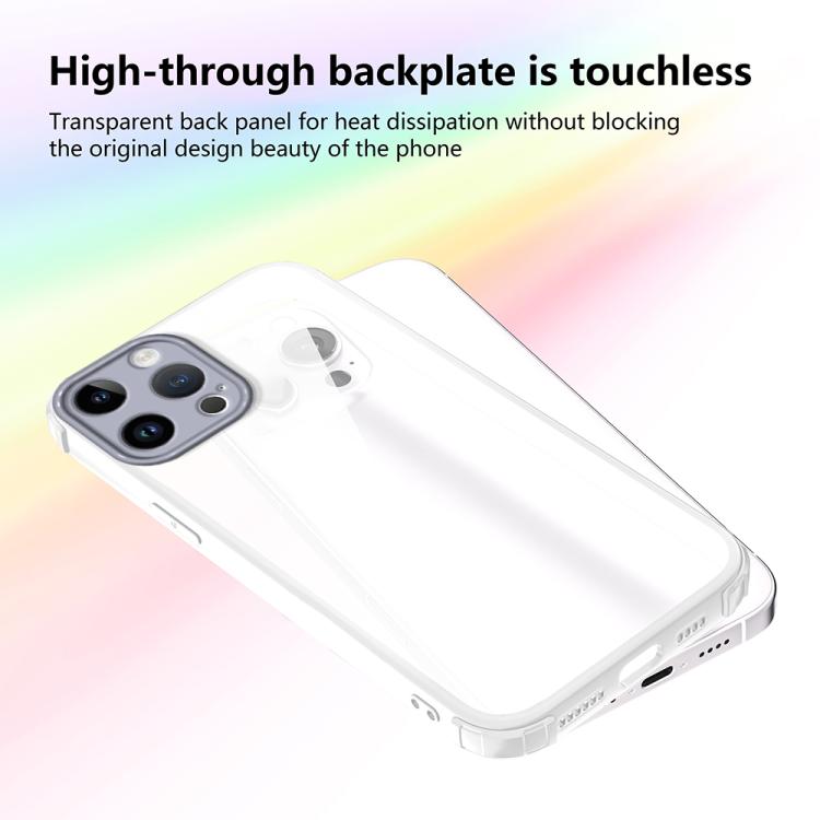 For iPhone 12 Pro Four Corners Shield Shockproof TPU Hybrid PC Phone Case