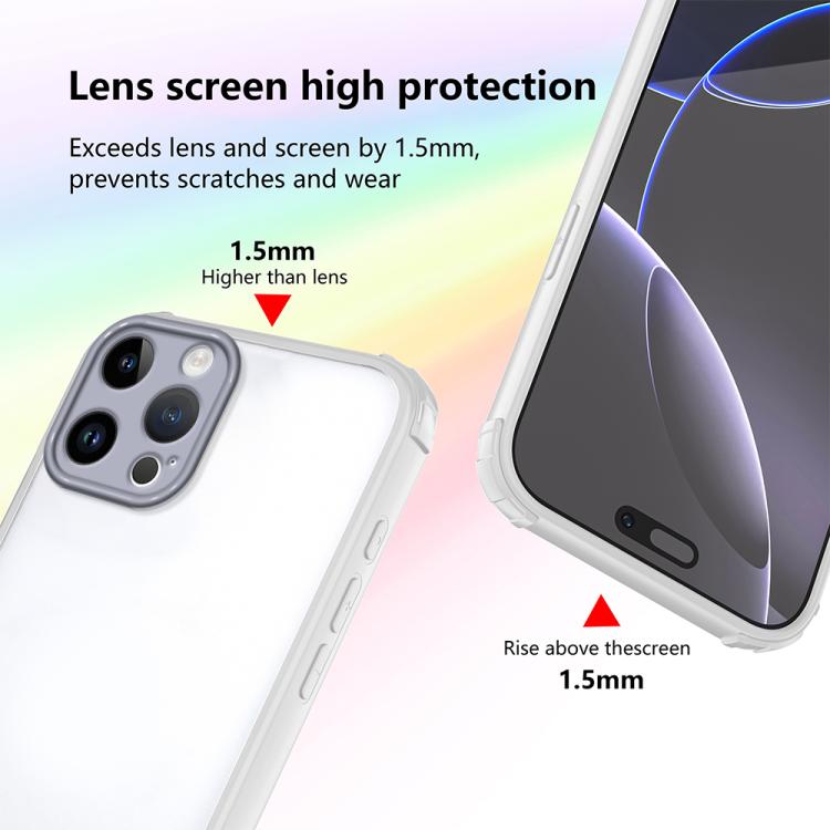 For iPhone 12 Pro Four Corners Shield Shockproof TPU Hybrid PC Phone Case