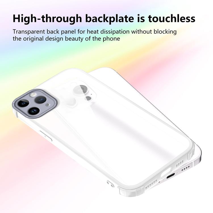 For iPhone 11 Pro Max Four Corners Shield Shockproof TPU Hybrid PC Phone Case