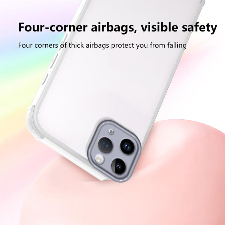 For iPhone 11 Pro Max Four Corners Shield Shockproof TPU Hybrid PC Phone Case