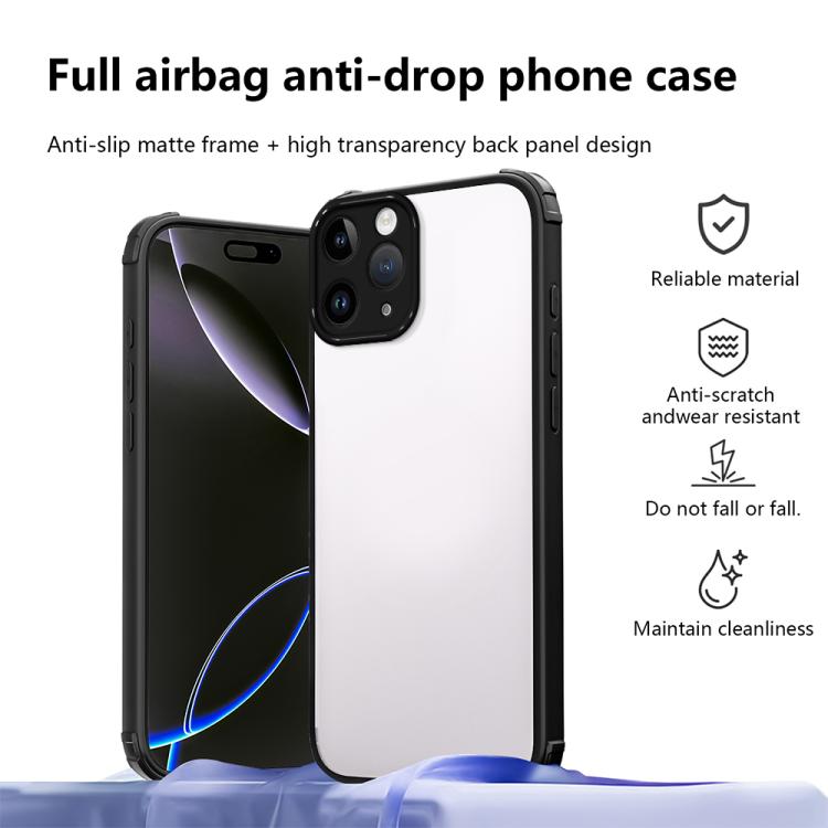 For iPhone 11 Pro Four Corners Shield Shockproof TPU Hybrid PC Phone Case