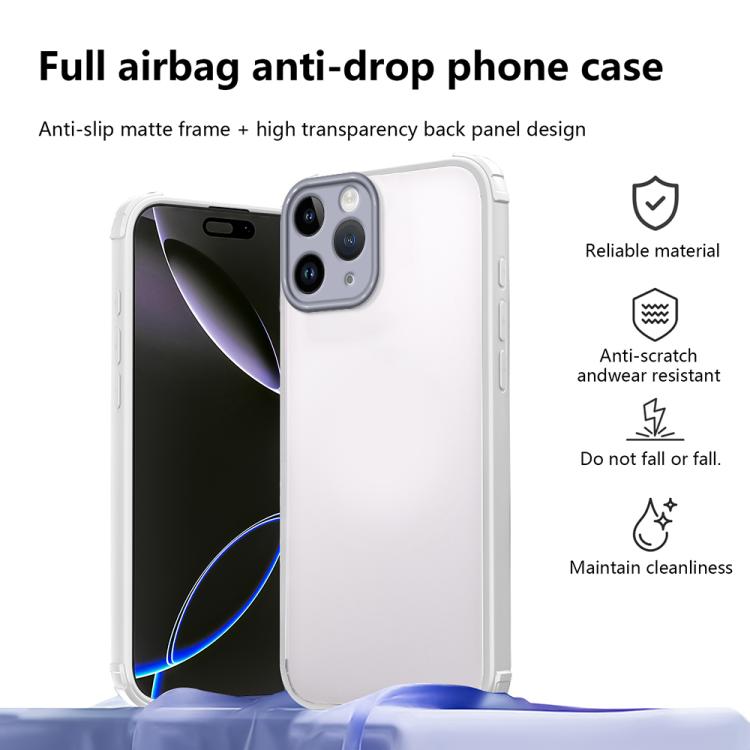 For iPhone 11 Pro Four Corners Shield Shockproof TPU Hybrid PC Phone Case