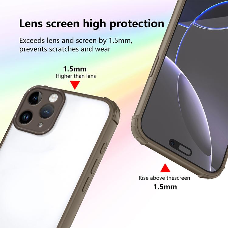 For iPhone 11 Pro Four Corners Shield Shockproof TPU Hybrid PC Phone Case