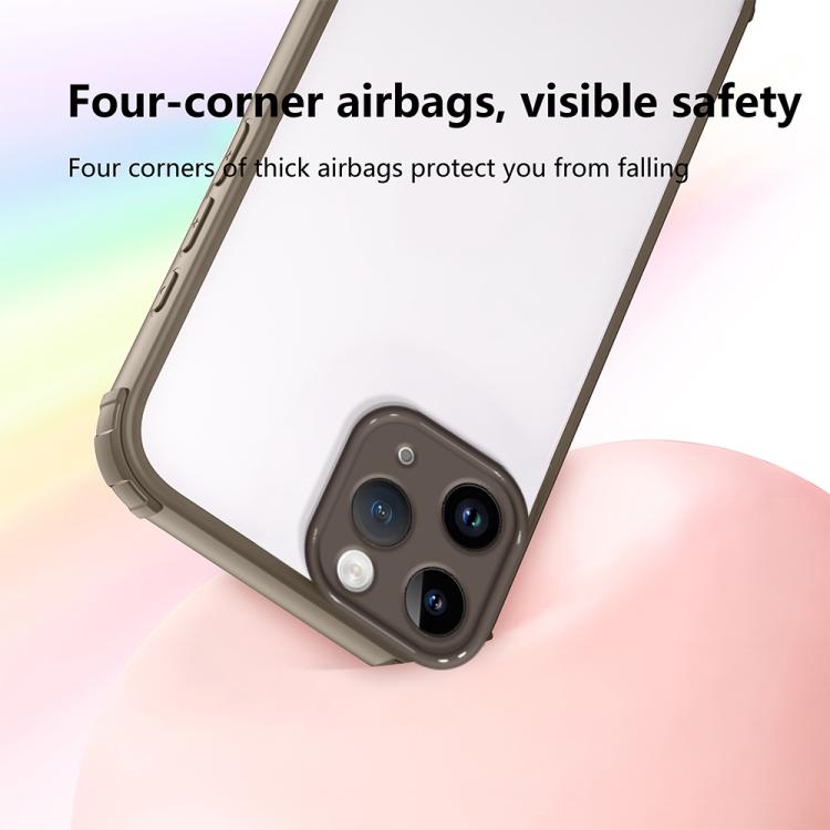For iPhone 11 Pro Four Corners Shield Shockproof TPU Hybrid PC Phone Case