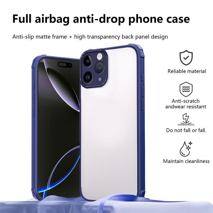 For iPhone 11 Pro Four Corners Shield Shockproof TPU Hybrid PC Phone Case