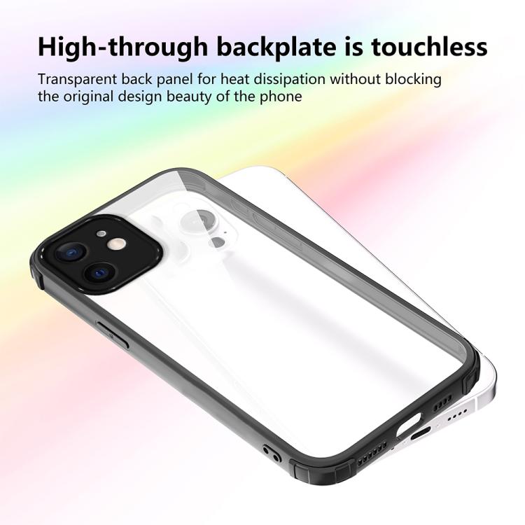For iPhone 11 Four Corners Shield Shockproof TPU Hybrid PC Phone Case