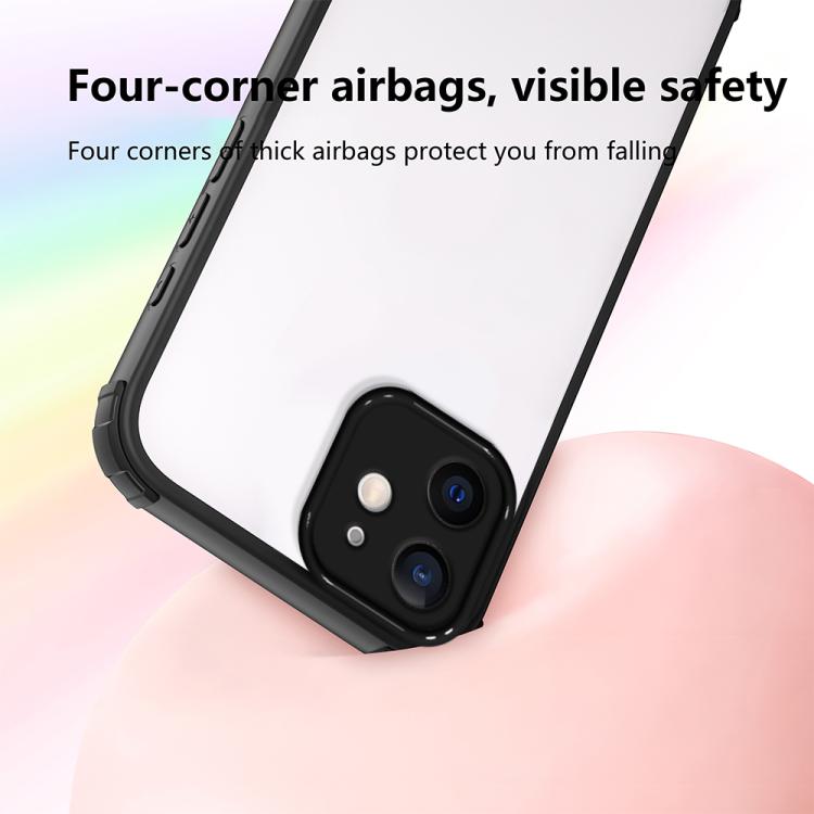 For iPhone 11 Four Corners Shield Shockproof TPU Hybrid PC Phone Case
