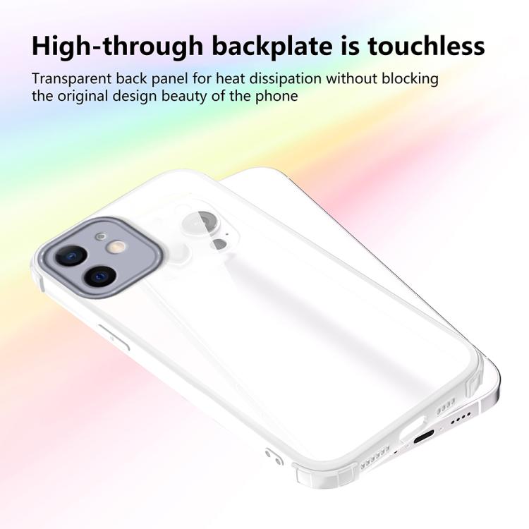 For iPhone 11 Four Corners Shield Shockproof TPU Hybrid PC Phone Case