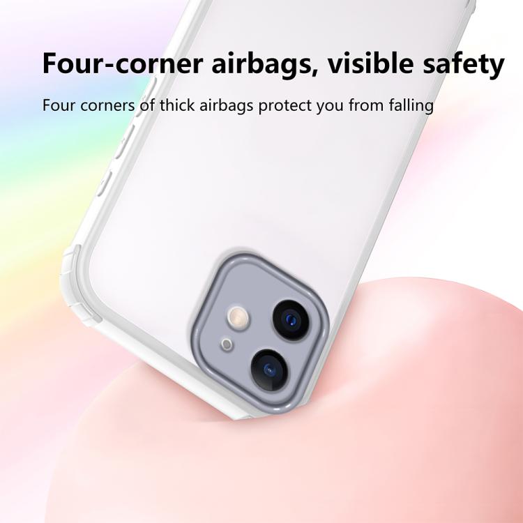 For iPhone 11 Four Corners Shield Shockproof TPU Hybrid PC Phone Case