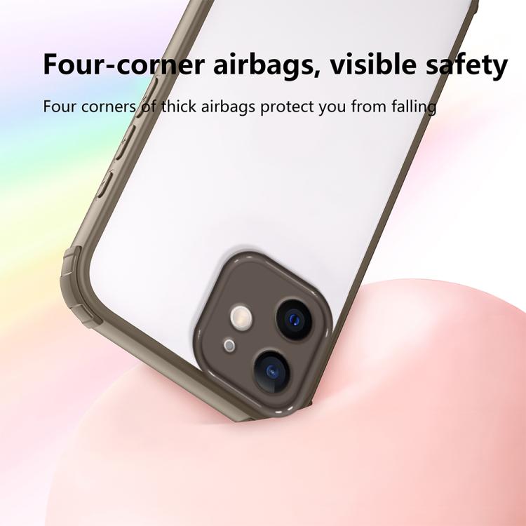 For iPhone 11 Four Corners Shield Shockproof TPU Hybrid PC Phone Case