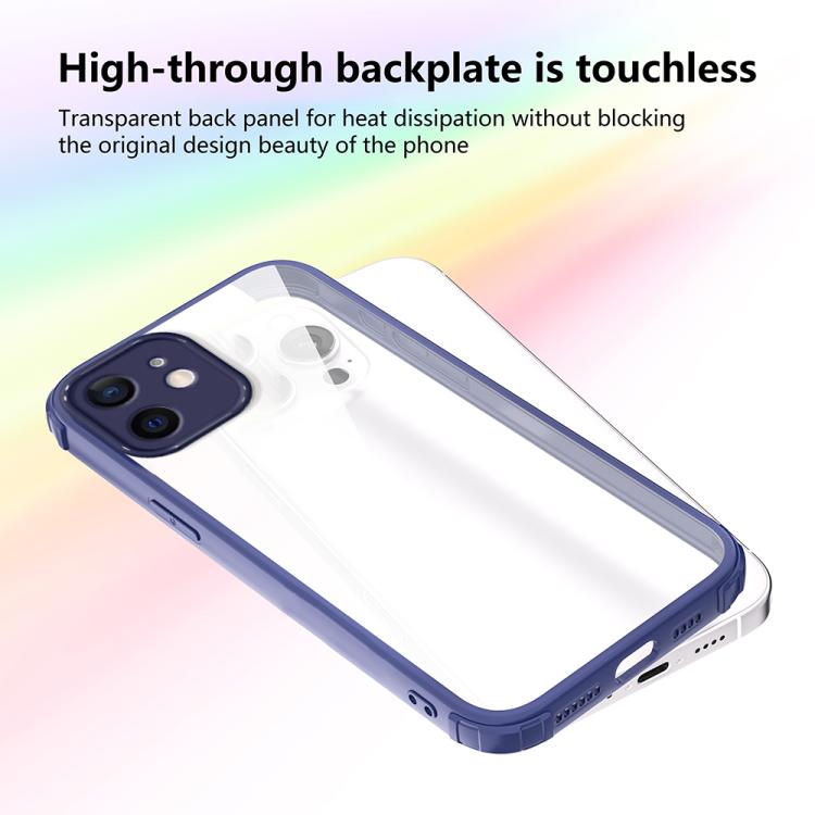 For iPhone 11 Four Corners Shield Shockproof TPU Hybrid PC Phone Case