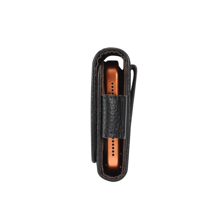 For 6.1 inch Genuine Leather Universal Waist Hanging Bag Leather Phone Case