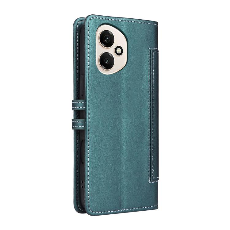 For Honor 400 Global 156.5mm Stitched Magnetic Buckle Leather Phone Case