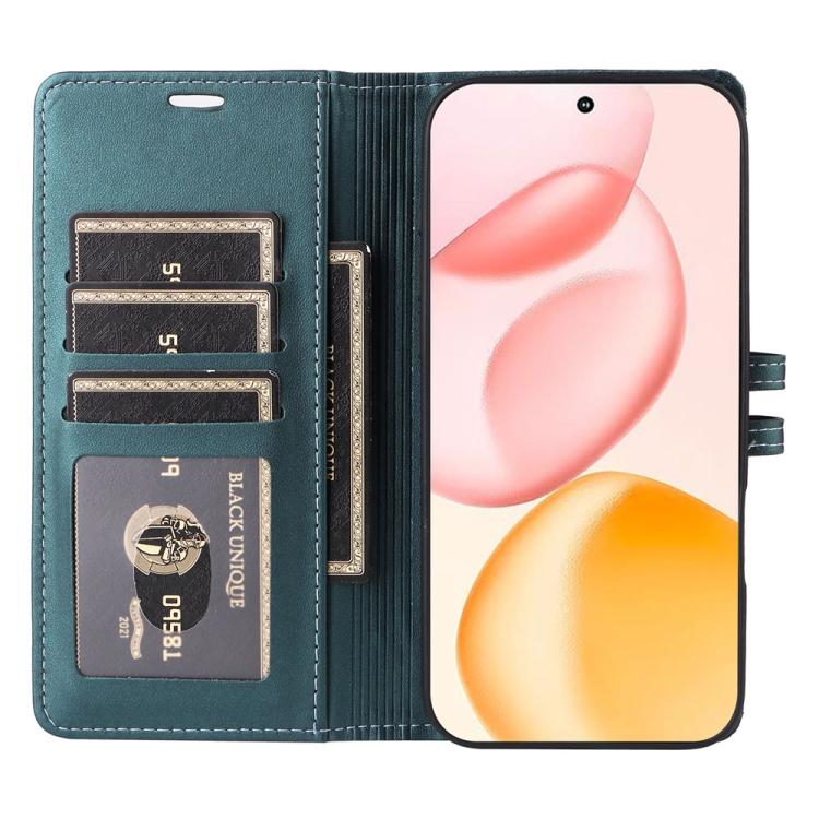 For Honor 400 Global 156.5mm Stitched Magnetic Buckle Leather Phone Case