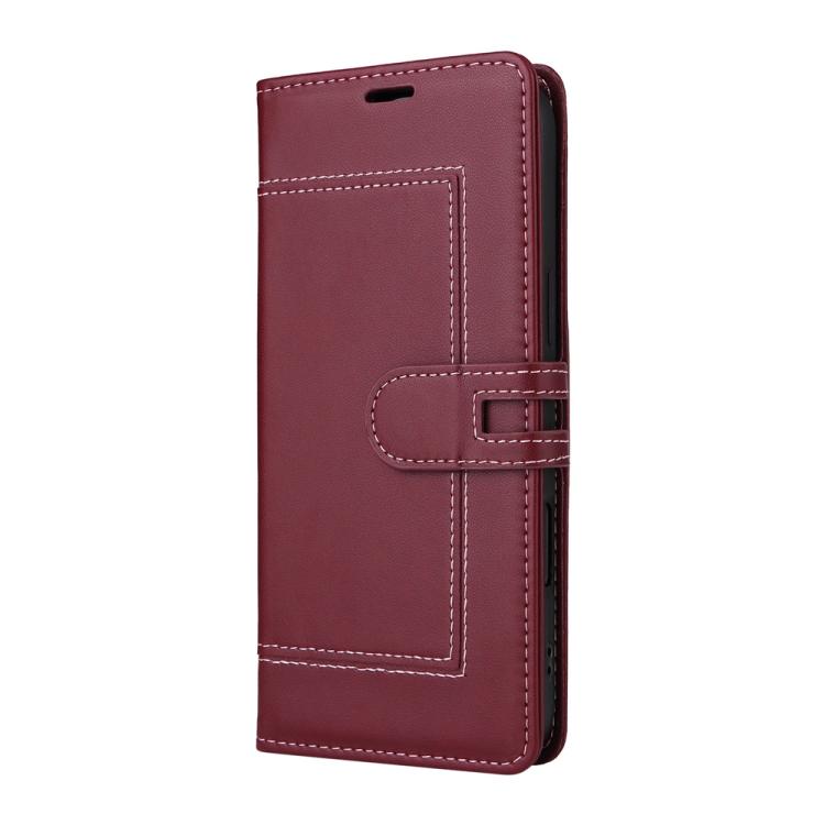 For Honor 400 Global 156.5mm Stitched Magnetic Buckle Leather Phone Case