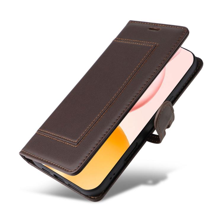 For Honor 400 Global 156.5mm Stitched Magnetic Buckle Leather Phone Case