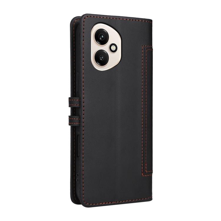 For Honor 400 Global 156.5mm Stitched Magnetic Buckle Leather Phone Case