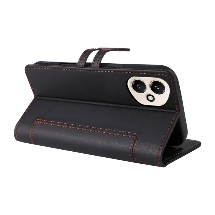 For Honor 400 Global 156.5mm Stitched Magnetic Buckle Leather Phone Case