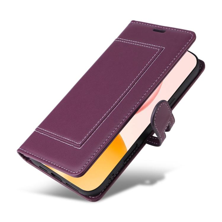For Honor 400 Pro Global 160.8mm Stitched Magnetic Buckle Leather Phone Case