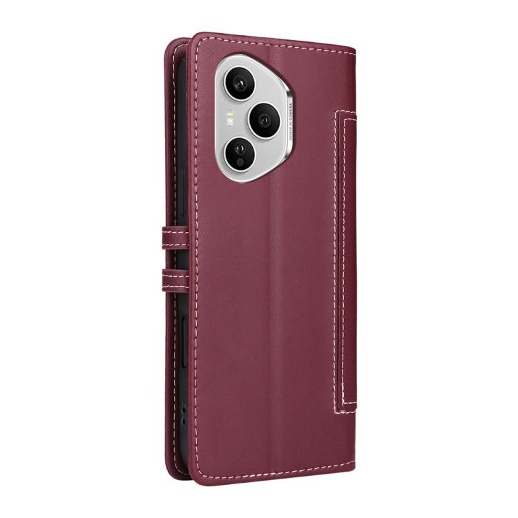 For Honor 400 Pro Global 160.8mm Stitched Magnetic Buckle Leather Phone Case