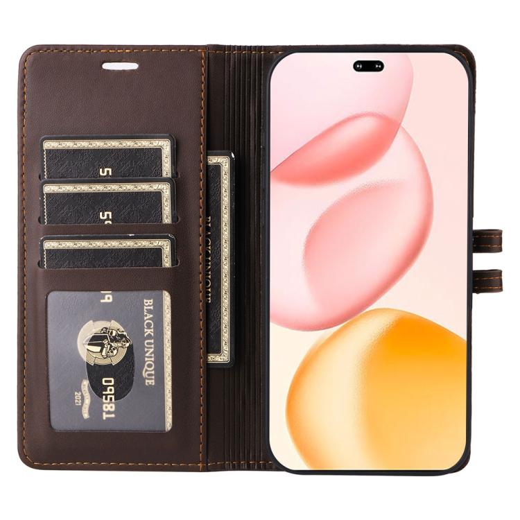 For Honor 400 Pro Global 160.8mm Stitched Magnetic Buckle Leather Phone Case