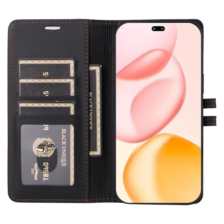 For Honor 400 Pro Global 160.8mm Stitched Magnetic Buckle Leather Phone Case
