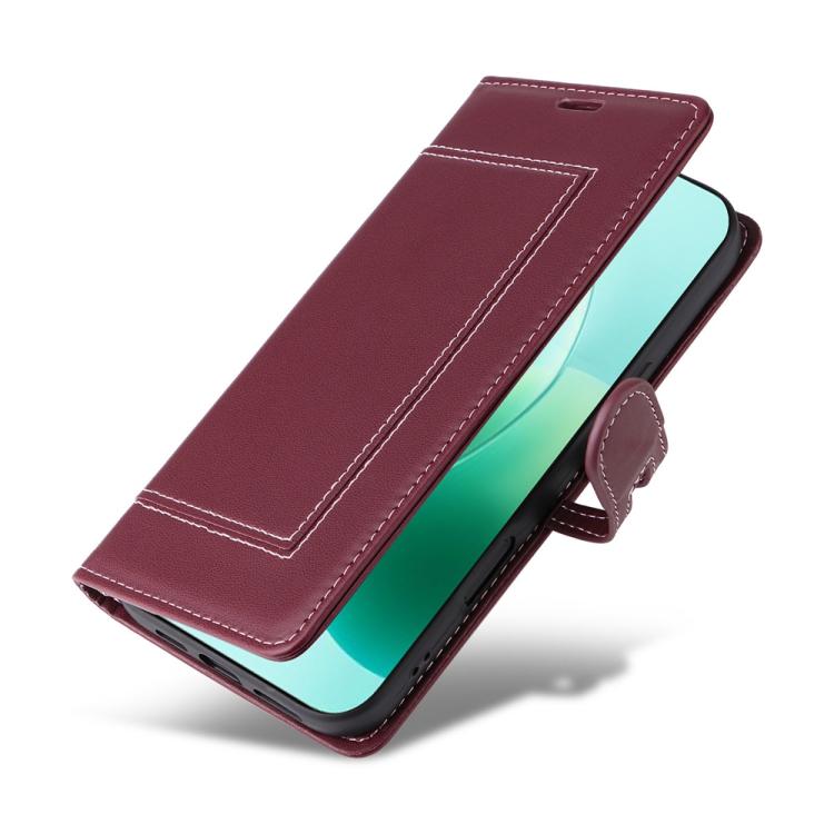 For Honor 400 Lite Global / X70i Stitched Magnetic Buckle Leather Phone Case