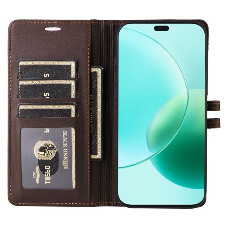 For Honor 400 Lite Global / X70i Stitched Magnetic Buckle Leather Phone Case