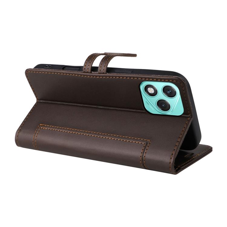 For Honor 400 Lite Global / X70i Stitched Magnetic Buckle Leather Phone Case